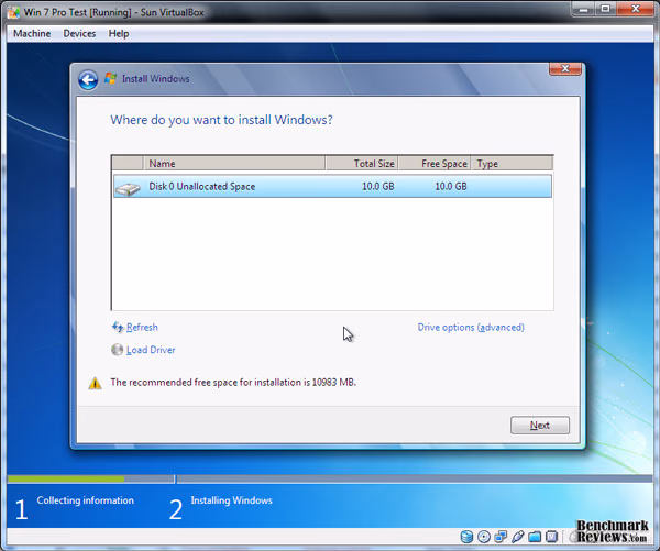 Microsoft Windows 7 Install