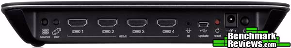 Belkin ScreenCast AV4, back view