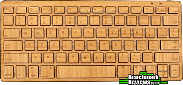 Impecca Bluetooth Bamboo Keyboard