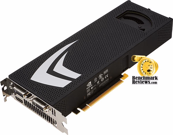 NVIDIA GTX 295 Video Card Angle View