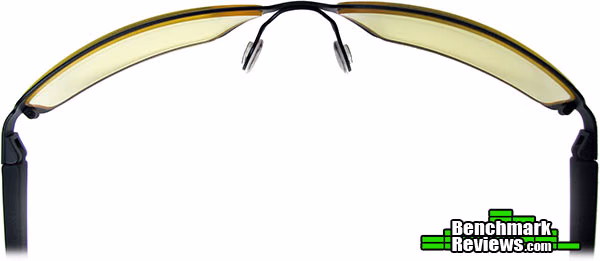 Gunnar Catalyst Shredder Glasses Nosepiece, top view