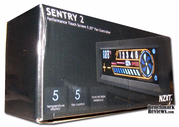 NZXT Sentry 2 Touchscreen, box