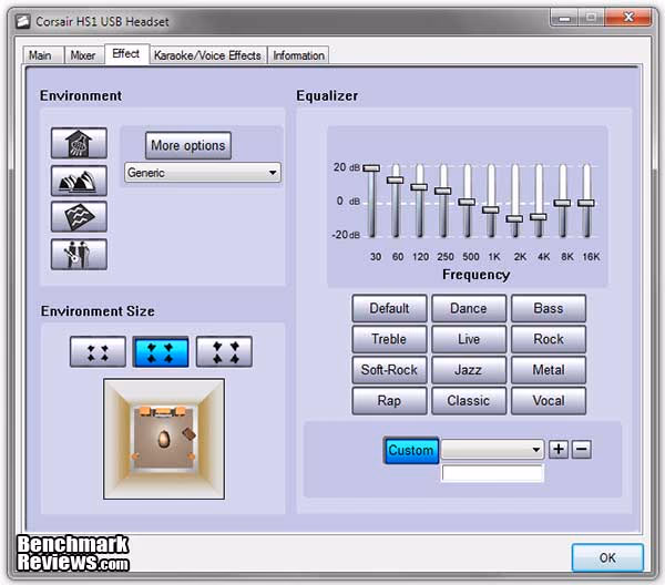 Corsair HS1 Software Equalizer