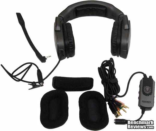 MadCatz CoD Headset Included Items