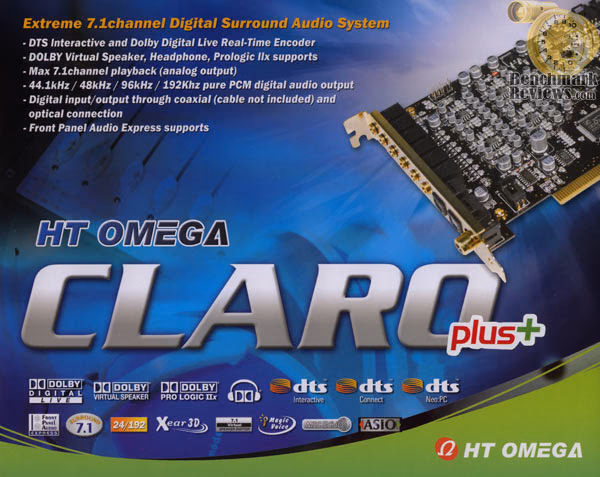 HT Omega Claro Plus+ AD8620BR Op Amp HD Sound Card 