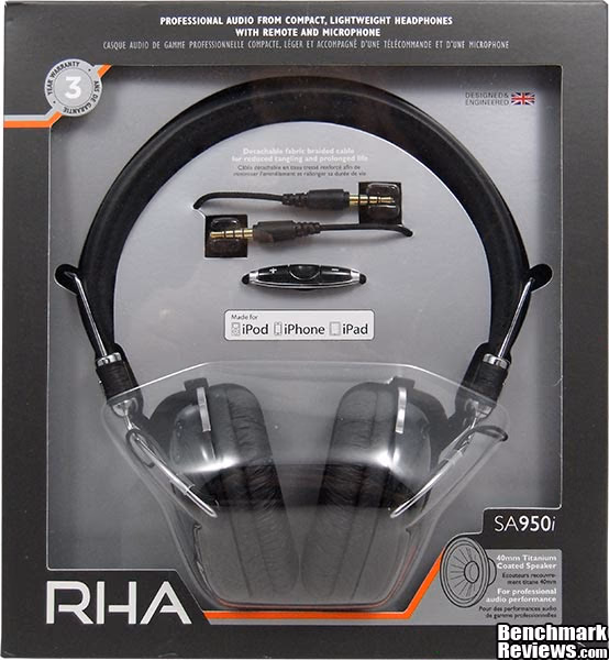 RHA SA950i Headphones, box