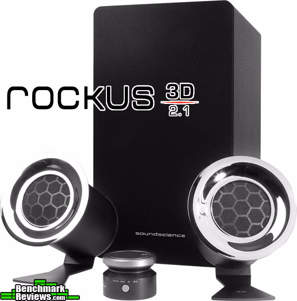 Antec SoundScience Rockus 3D Speaker System, splash