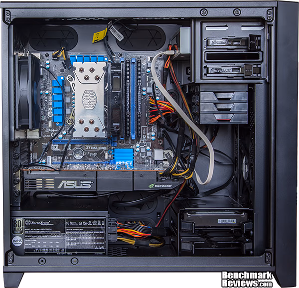 Corsair 350D, inside