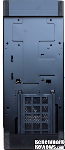 Corsair Obsidian 650D, bottom view