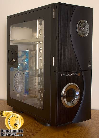 Apevia X-Telstar Black Aluminum Mid-Tower ATX Case
