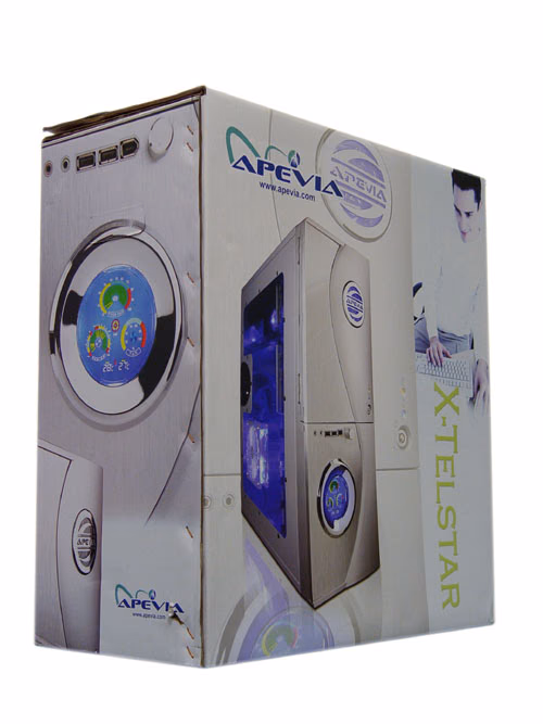 Apevia X-Telstar Black Aluminum Mid-Tower ATX Case