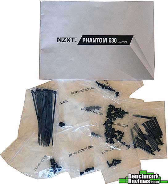 NZXT Phantom 630, accessories