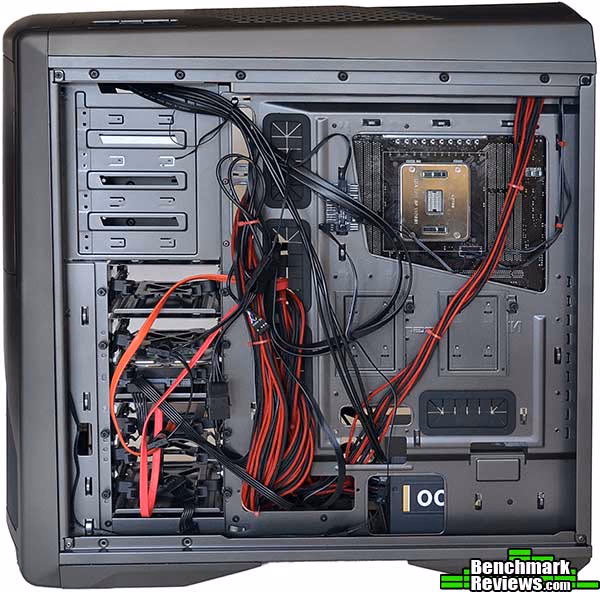 NZXT Phantom 630 Built, back view
