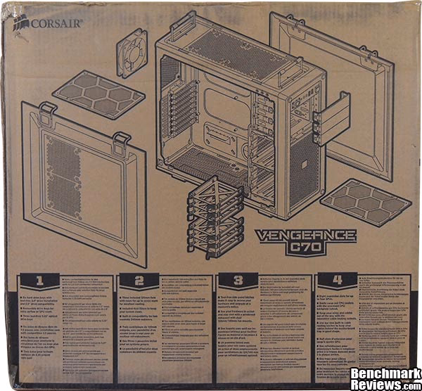 Corsair Vengeance C70 PC Case, box