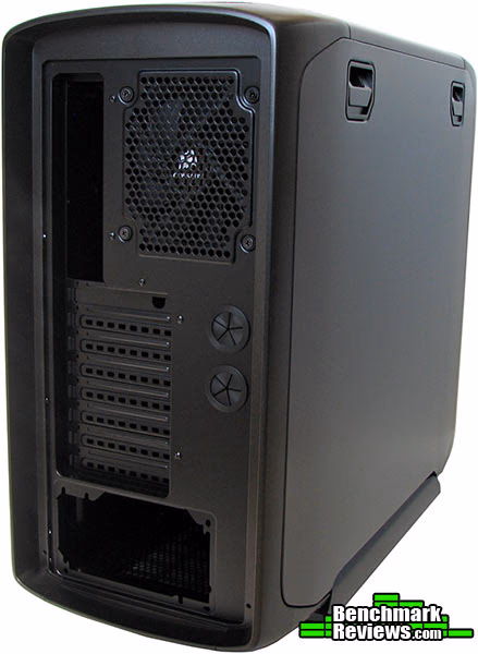 Corsair Graphite 600T Rear, corner view