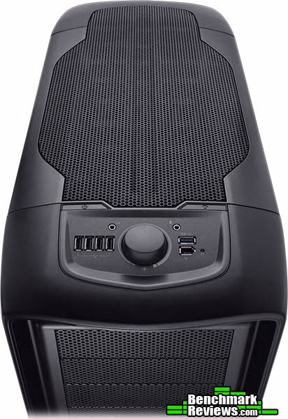 Corsair Graphite 600T, top view