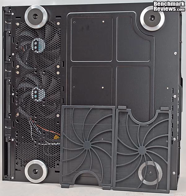 SilverStone Grandia GD07 HTPC Case Bottom Filters Off