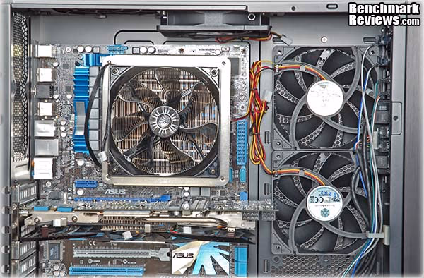 SilverStone Grandia GD07 HTPC Case Fan Arrangement