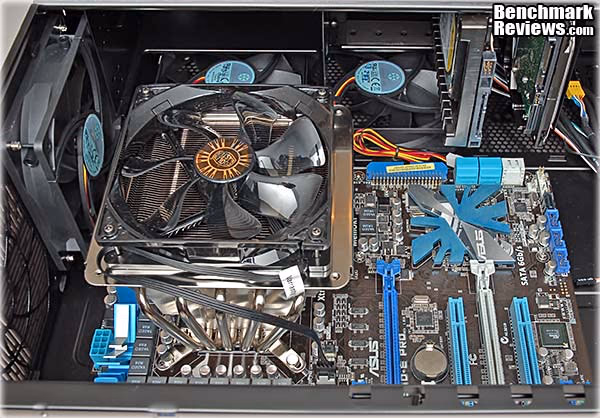 SilverStone Grandia GD07 HTPC Case Mobo, installed
