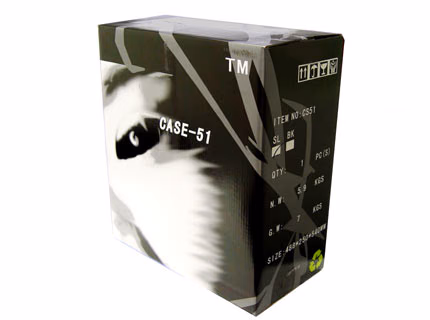 Logisys CS51WBK Black ATX Window Case