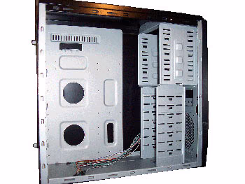Logisys CS51WBK Black ATX Window Case
