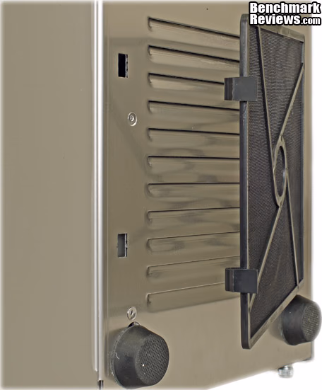Lian Li PC A04A Mini Tower Aluminum Case PSU Louvers