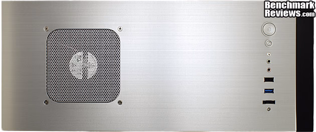 Lian Li PC A04A Mini Tower Aluminum Case, top view
