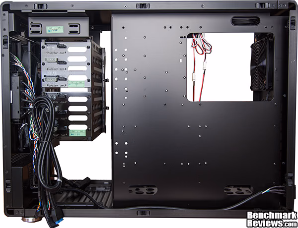 Lian Li PC V750WX Back, open