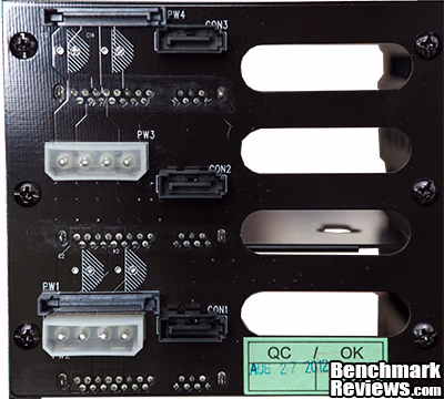 Lian Li PC V750WX HDD Bay, rear view