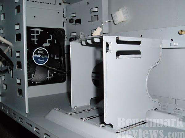 Hard drive rack and cooling fan