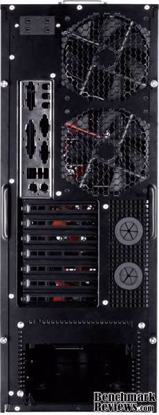 Antec Dark Fleet DF 85, rear view