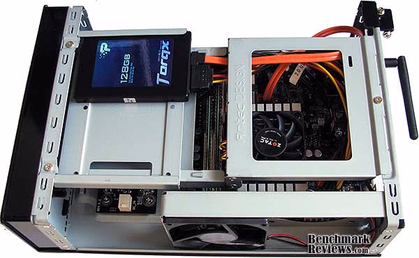 Antec isk300 Assembled, side view