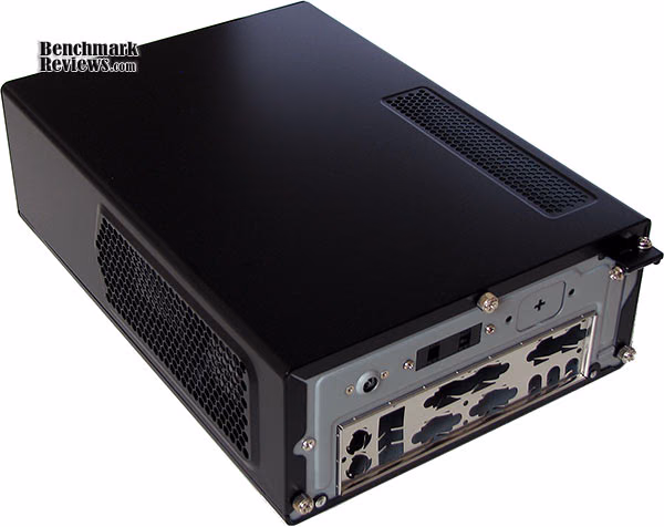Antec isk300 Back, angle view