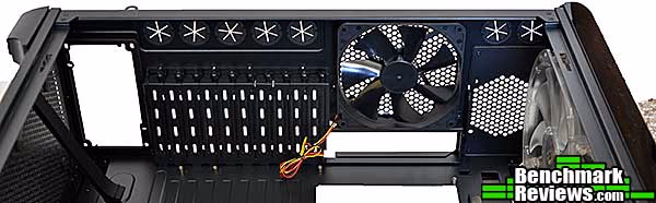 Rosewill Blackhawk Ultra Interior, rear view