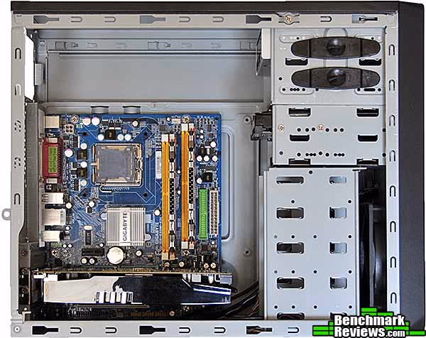 Cooler Master Elite 343 Mb, installed