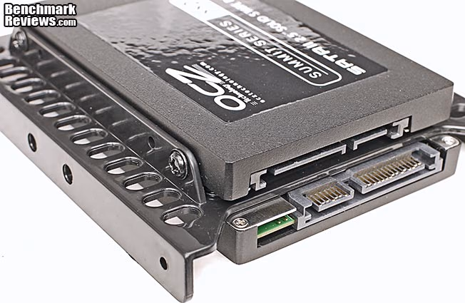 CM Storm Scout 2 Gaming Case SSDs, installed