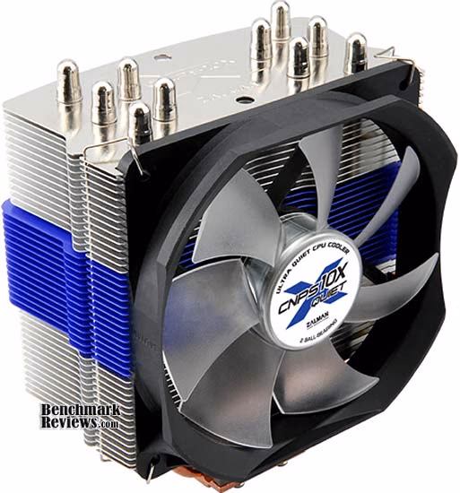 Zalman CNPS10X Quiet Heatsink, angle view