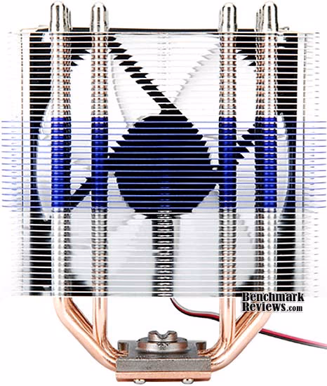 Zalman CNPS10X Quiet Heatsink, rear view