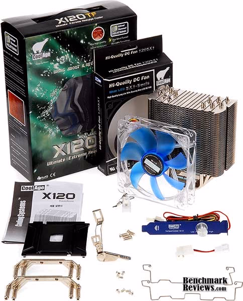 CoolAge FO X120TF Wind Tunnel Contents