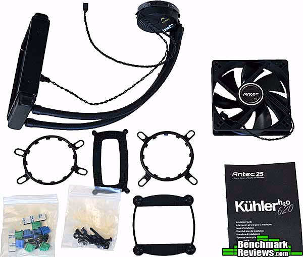 Antec Kuhler h2o 620 Components