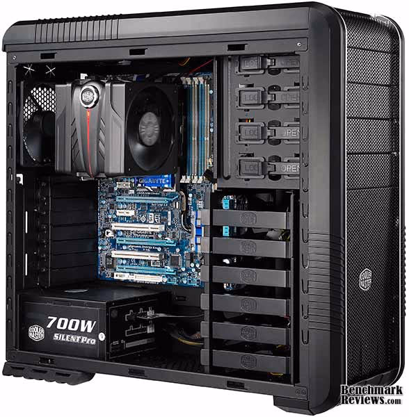 Cooler Master v6gt, installed