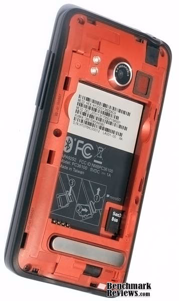 HTC EVO 4G Back Internal No Battery