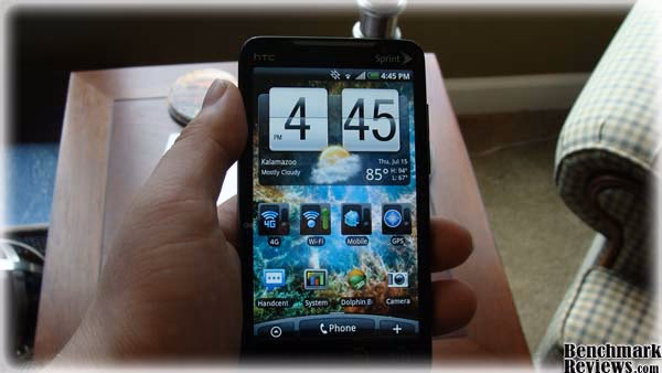 HTC EVO 4G Holding