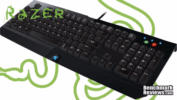 Razer BlackWidow, front view
