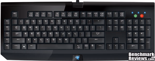 Razer BlackWidow Top Down