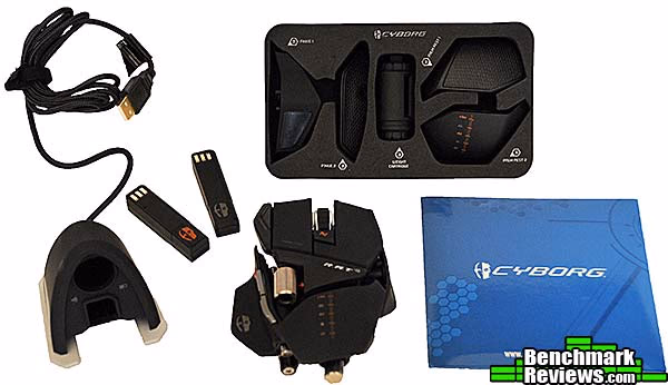 Mad Catz Cyborg Rat 9, accessories
