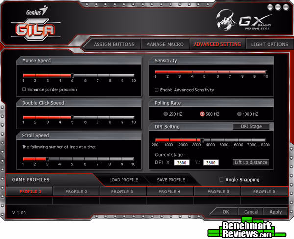 Genius Gila Gaming Mouse