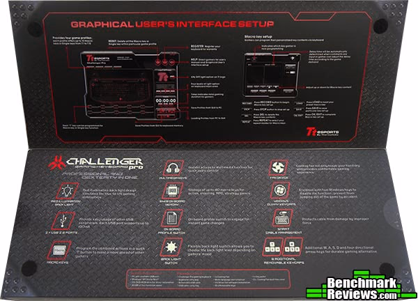 Thermaltake Challenger Pro Gaming Keyboard Box, open
