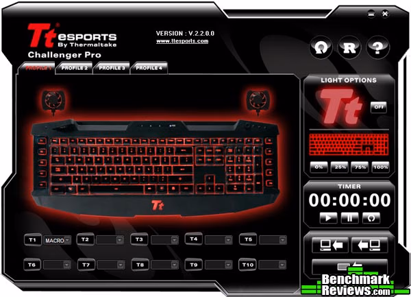 Thermaltake Challenger Pro Gaming Keyboard Software, main