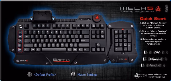 AZiO KB577U Keyboard SW